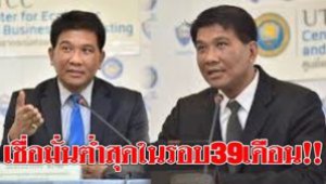 #“หอการค้าไทย” ชี้เม็ดเงินรัฐบาลกระตุ้นเศรษฐกิจไม่เห็นผลฉุดดัชนีเชื่อมั่นต่ำสุดในรอบ 39 เดือน